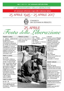 locandina 25 aprile Persiceto